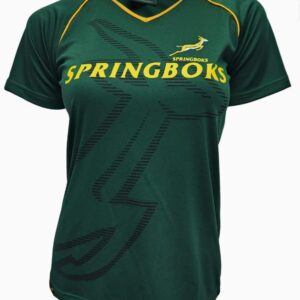 Ladies Springbok Polyester V Neck T-Shirt