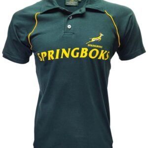 Mens Springbok Golf Shirt Green