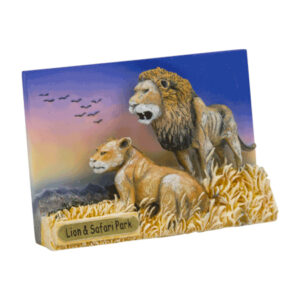 Magnet 2 Lions South Africa Flag