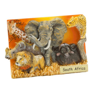 Magnet Big 5 South Africa Flag