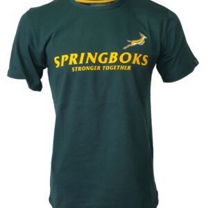 Mens T Shirt Springboks Stronger Together