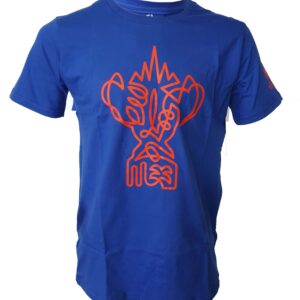 Mens T Shirt Rugby World Cup 23 Trophy Blue
