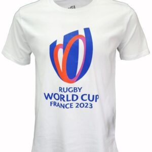 Mens T Shirt Rugby World Cup 23 Logo White