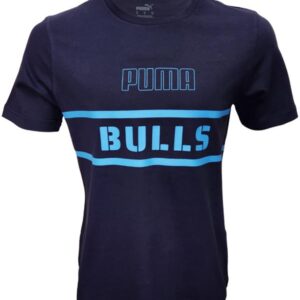 Bulls T Shirt Mens Legacy Navy