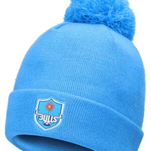 Beanie Bulls Pom Blue