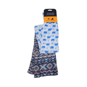 Scarf Elephant Blue South Africa Flag